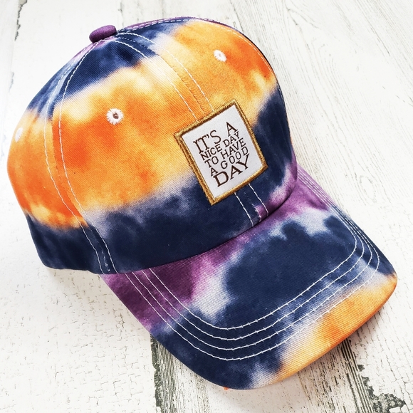 Trendy Tie Dye Baseball Cap Hat 🎈FREE SHIPPING🎈 - Picture 7 of 8